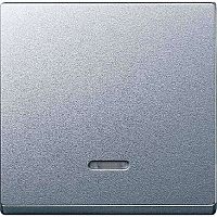 Лицевая панель Schneider Electric Merten System M для 1-кл. выключателя с подсветкой алюминий картинка